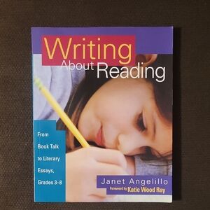 Writing About Reading by Janet Angelillo - Blue and Purple Cover 149 Pages